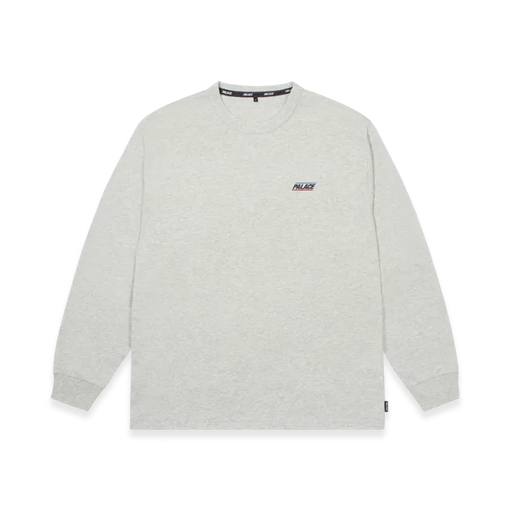 PALACE Basically A Longsleeve "Grey Marl"