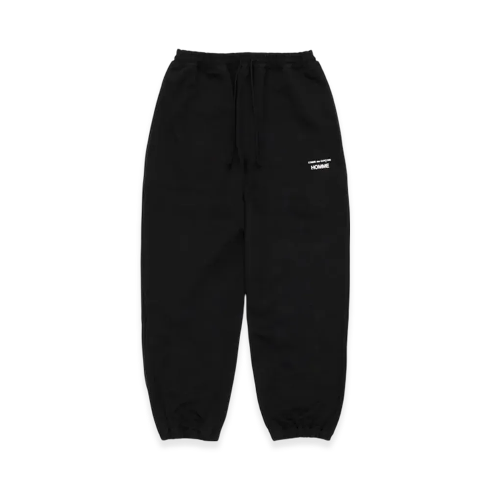 COMME des GARCONS HOMME Cotton Terry Cloth Garment Print Pants "Black"