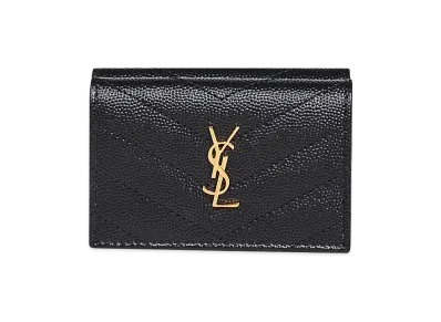 Saint Laurent Women's 'Monogram' Wallet "Black"