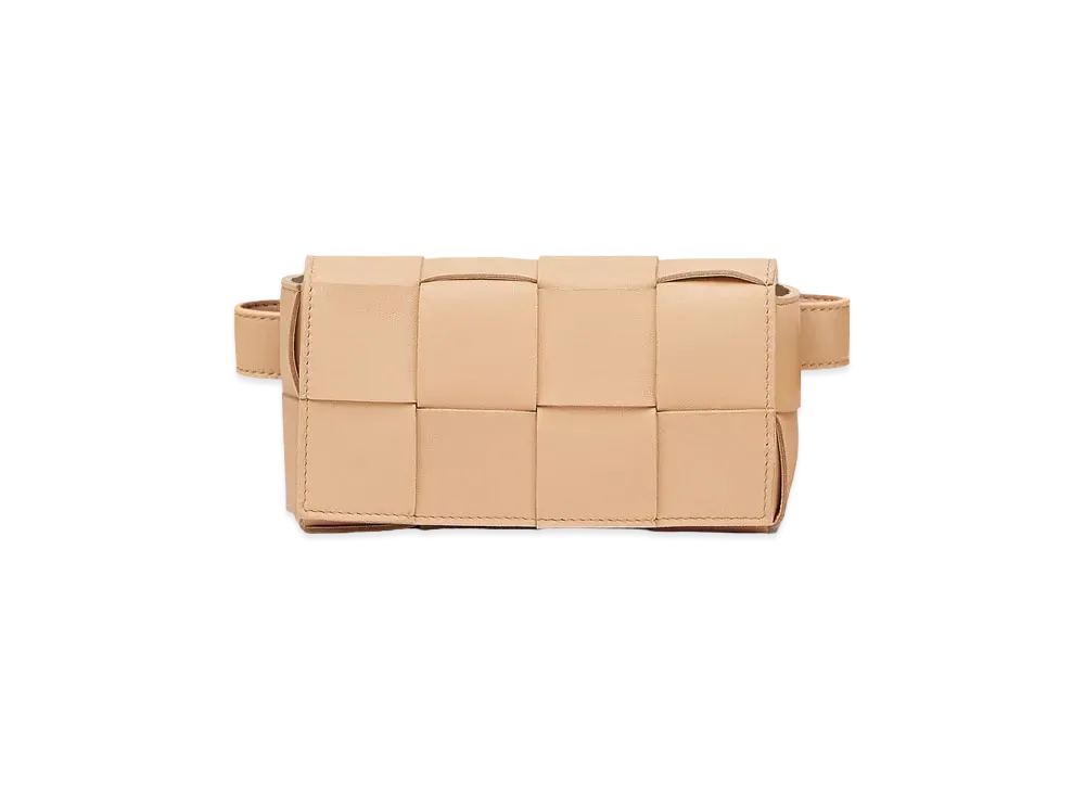 Bottega Veneta Cassette Waist Bag "Almond"