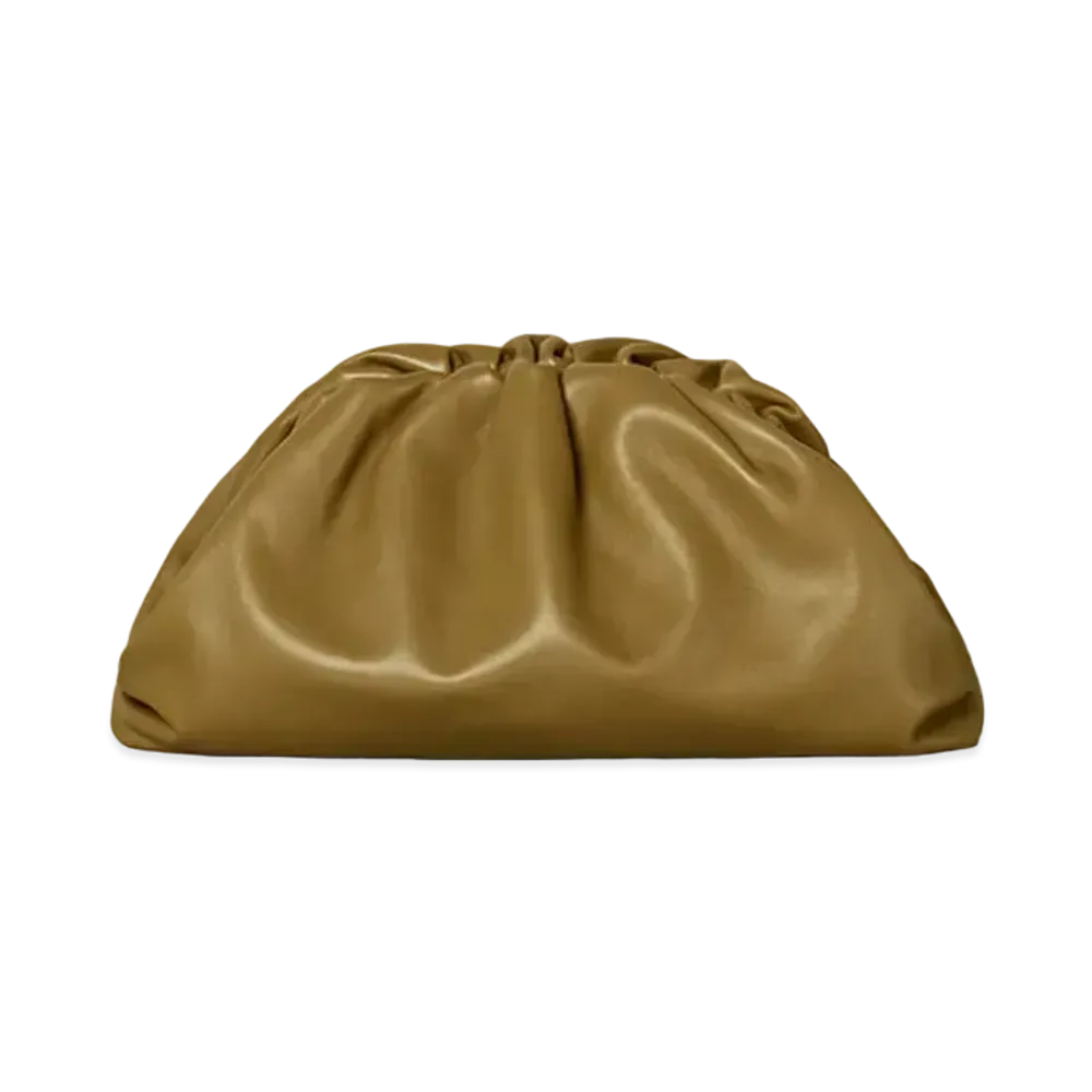 Bottega Veneta The Pouch Clutch "Mustard"