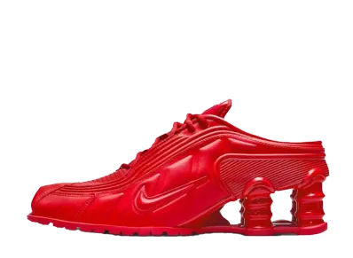 Martine Rose × Nike Shox MR4 "Fire Red/Black"