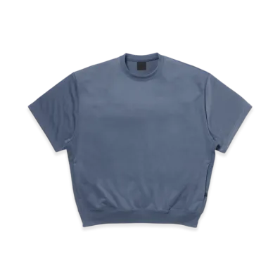 DAIWA PIER39 Tech Sweat Crew S/S "Smoke Blue"
