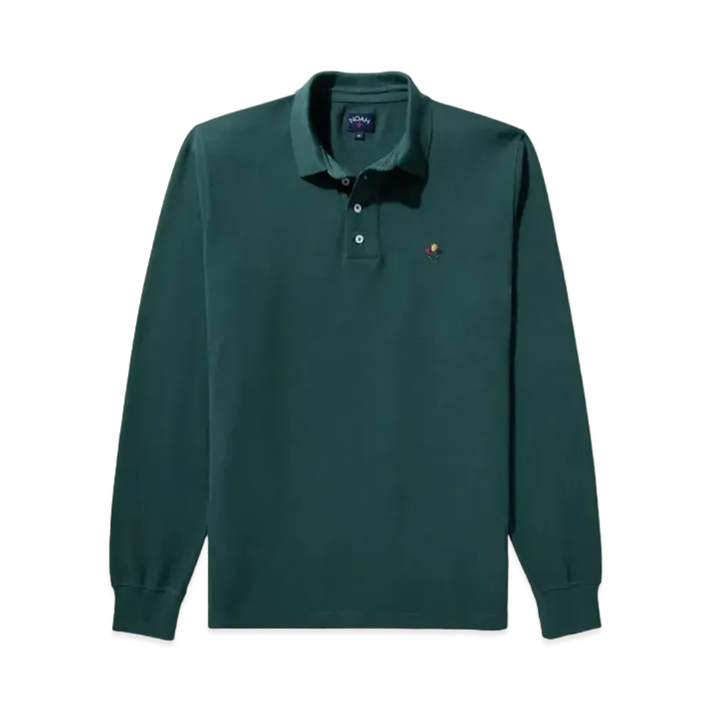 Noah Long Sleeve Pique Polo "Green"
