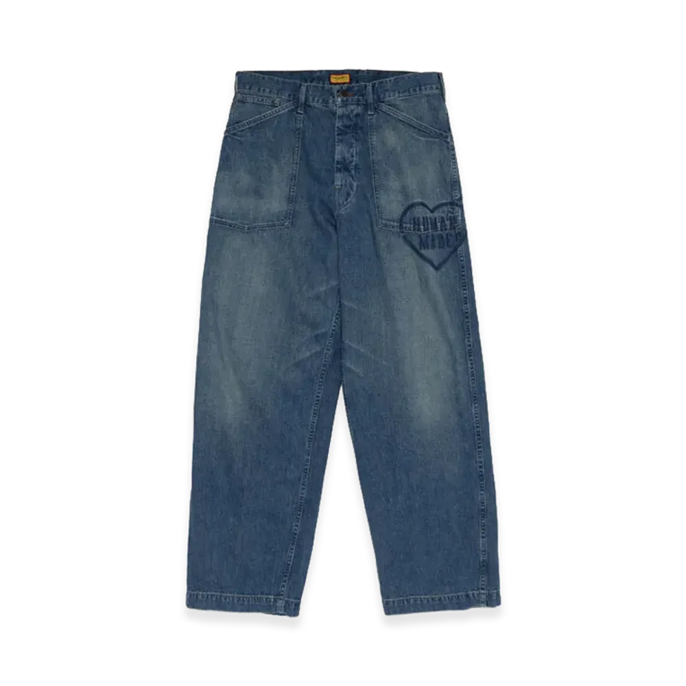 HUMAN MADE Baggy Denim Pants "Indigo"