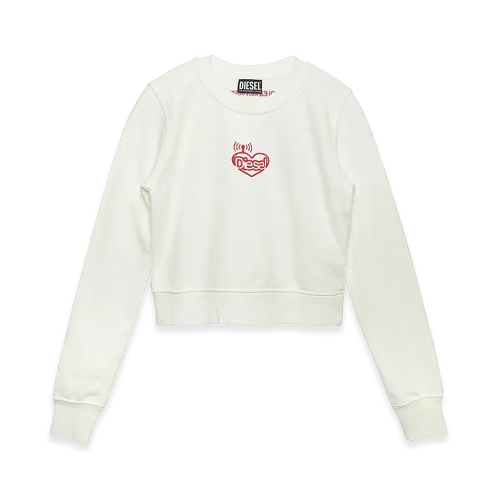 Diesel F Slimmy E1 L/S Tee "White"