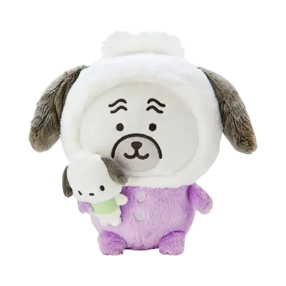Sanrio -Chiikawa- Nagano Friends x Sanrio Characters Plush (Pug-San x Pochacco)