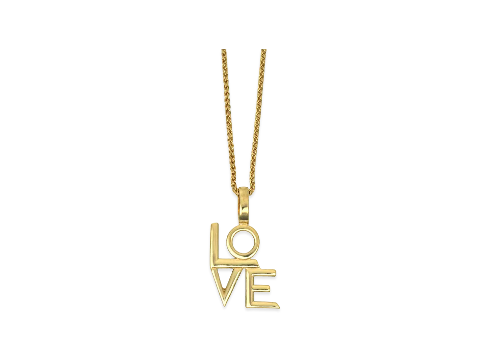 Saint Laurent Love Necklace "Yellow Gold"