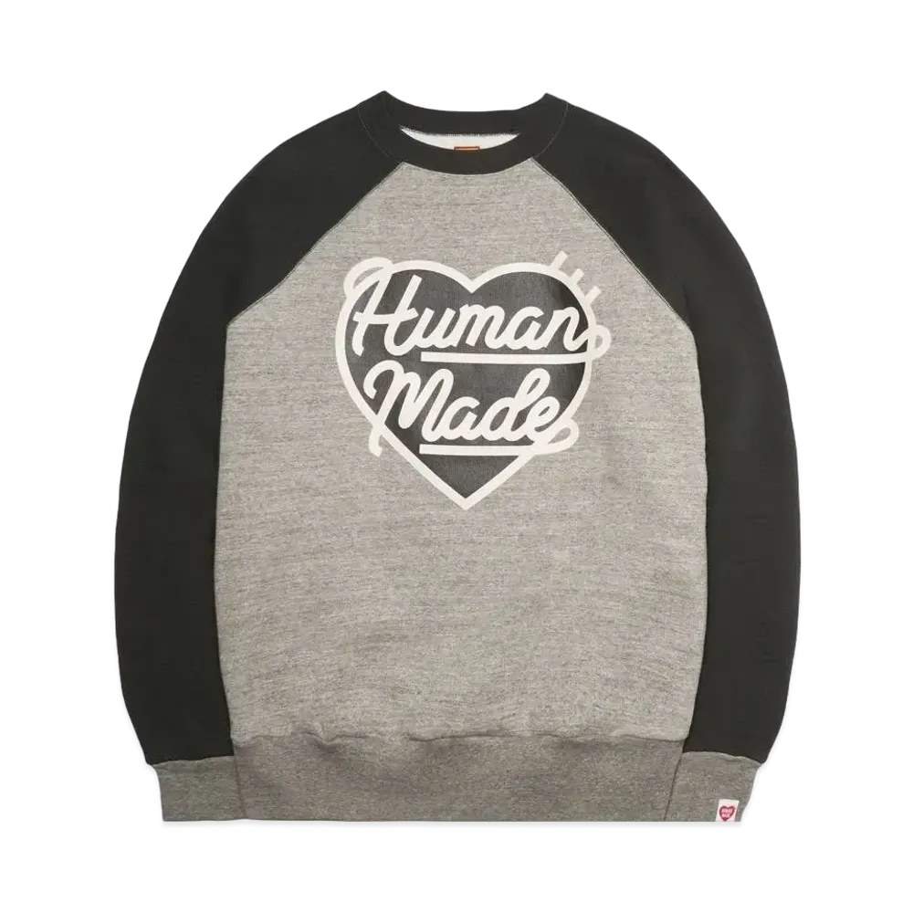 HUMAN MADE HEART SWEATSHIRT "Grey"