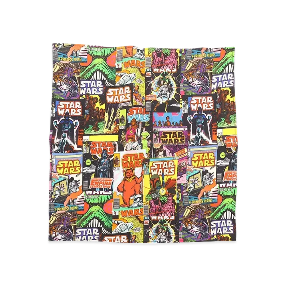 atmos x STAR WARS Comic Cover Pattern Bandana "Multi"