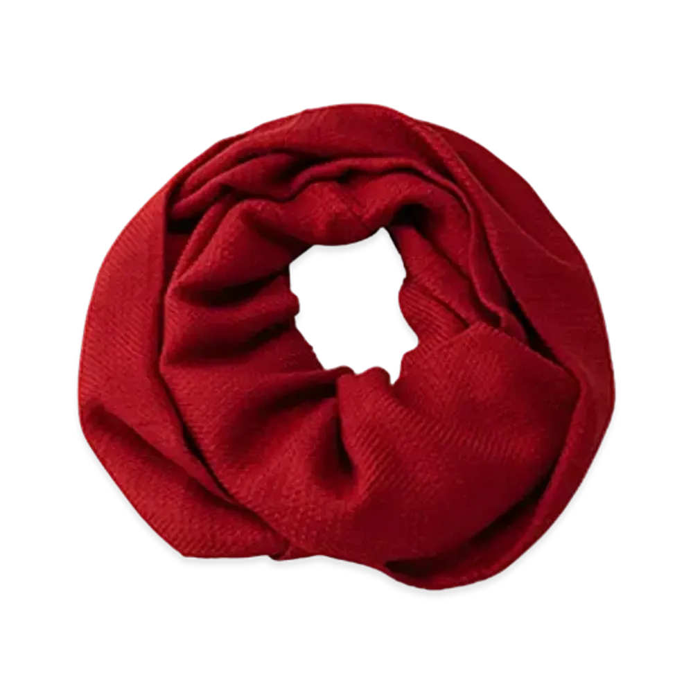visvim KHATA COWL (SILK/CASHMERE) "Red"