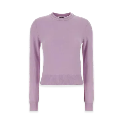 Jil Sander Women's Lilac Wool Sweater "Purple"