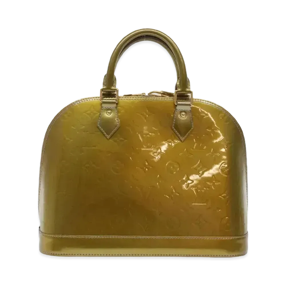 Louis Vuitton Alma PM Monogram Vernis "Vert Olive"