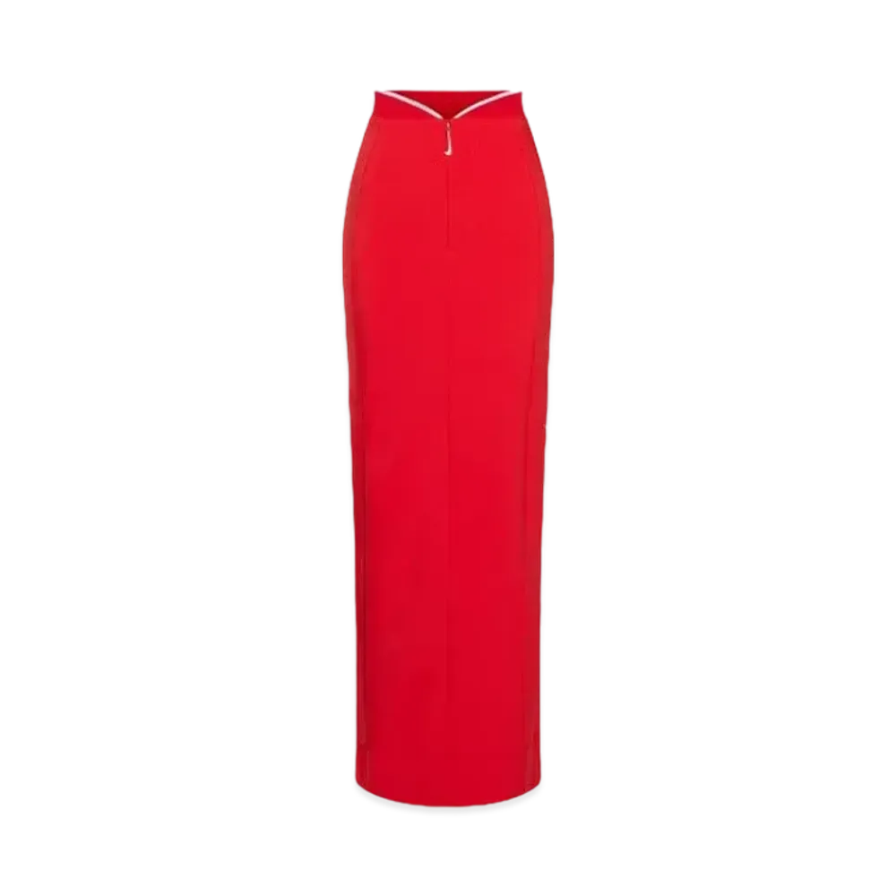 Nike x JACQUEMUS Long Skirt "Dark Red"