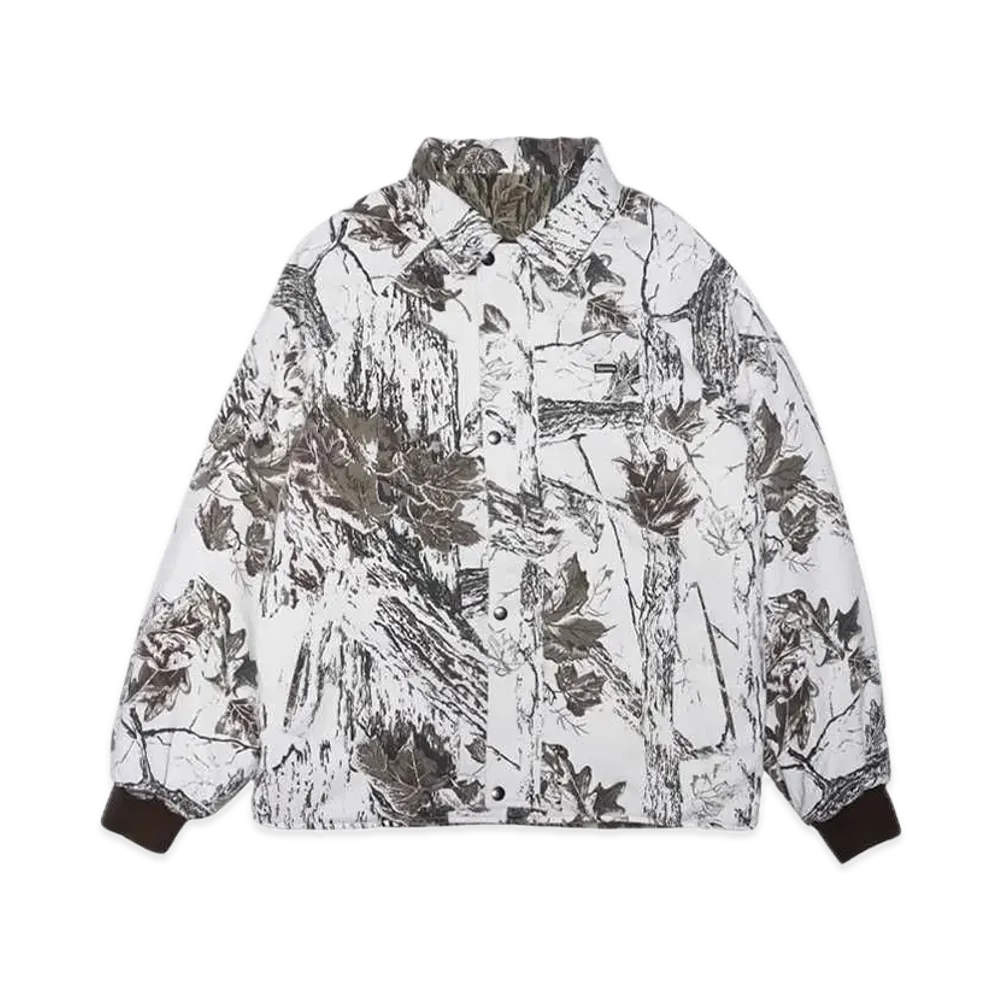 Supreme RealTree Reversible Quilted Work Jacket "Snow Camo"