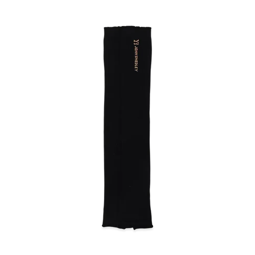 Y's x John Smedley Ribbed Arm Warmer "Black"