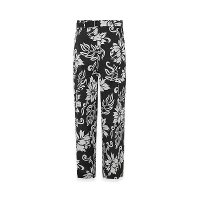 sacai Women's Floral Print Trousers "Black"