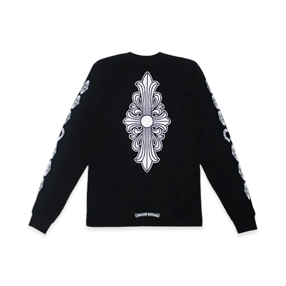 Chrome Hearts Floral Cross L/S T-Shirt "Black"
