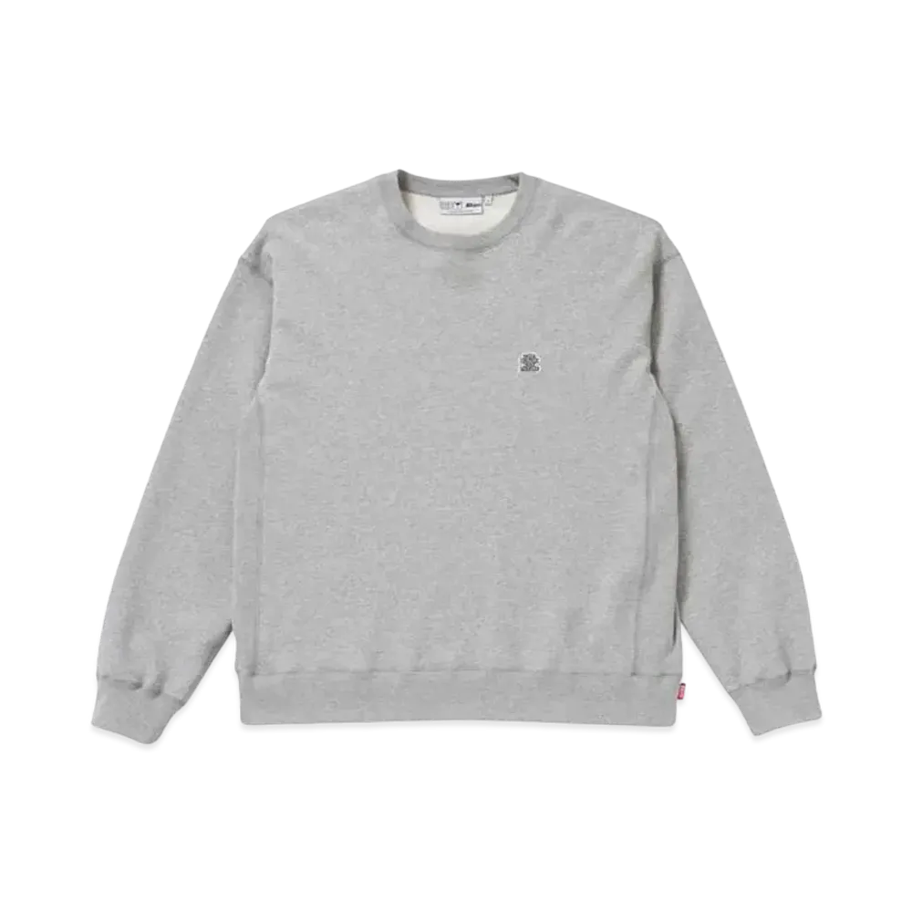 BlackEyePatch OG SMALL LABEL CREW SWEAT "H.Gray"