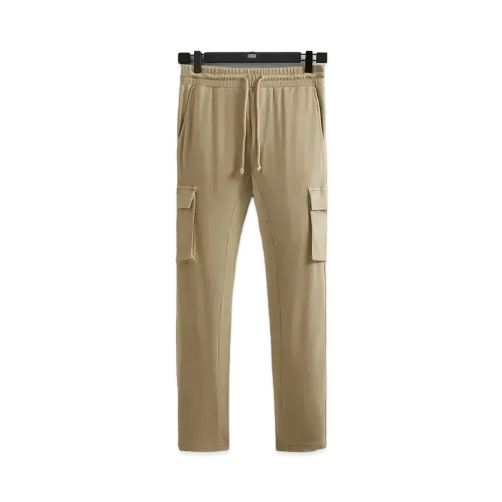 Kith Crystal Wash Interlock Cargo Bleecker Sweatpant "Canvas"