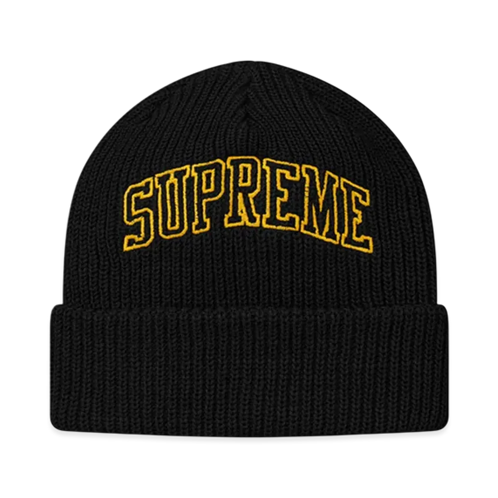 Supreme Loose Gauge Arc Beanie "Black"