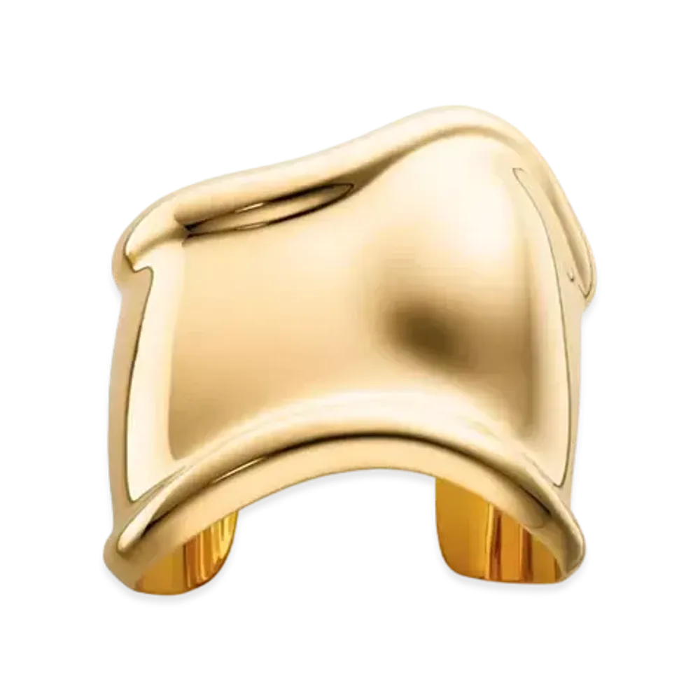 Tiffany & Co. Elsa Peretti Medium Bone Cuff "Gold"