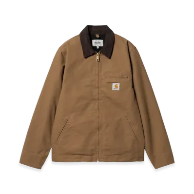 Carhartt WIP Unlined Dearborn Canvas Detroit Jacket "Hamilton Brown/Tobacco"