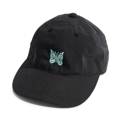 NEEDLES x STUDIOUS Nylon Cap - Papillon Embroidery "Mint"