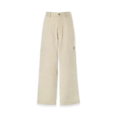 HYSTERIC GLAMOUR Woman On Skull Stamp Chino Pants "Beige"