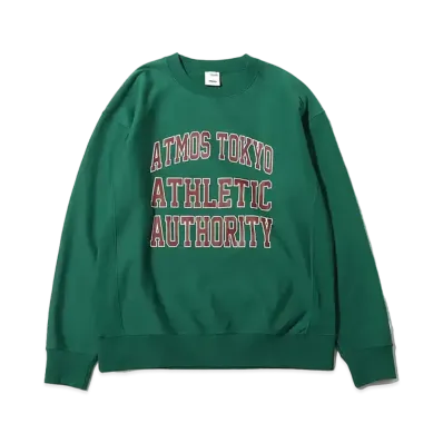 atmos College Logo Sweat Crewneck "Green"