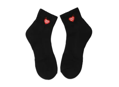 HUMAN MADE SHORT PILE SOCKS "Black"