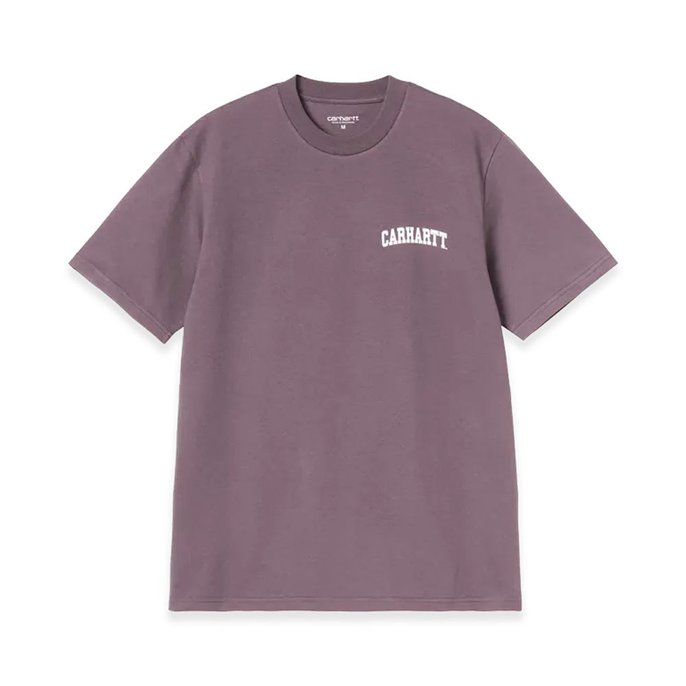 Carhartt WIP S/S University Script T-Shirt "Phlox/White"