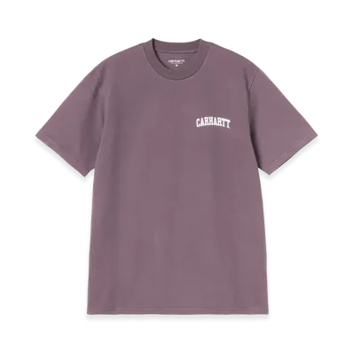 Carhartt WIP S/S University Script T-Shirt "Phlox/White"