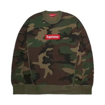 Supreme Box Logo Crewneck "Woodland Camo" (15FW)