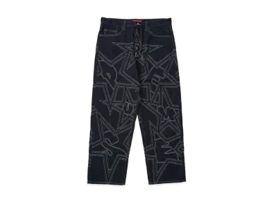 Supreme Stars Topstitch Baggy Jean "Indigo"