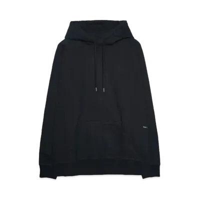 POP TRADING COMPANY logo hooded sweat "BLACK/WHITE"