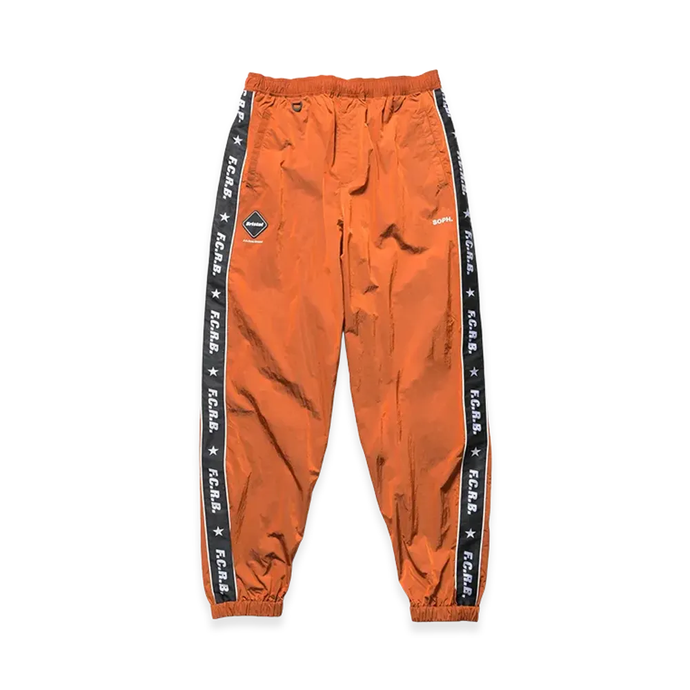 F.C.Real Bristol Nylon Chambray Practice Pants "Orange"