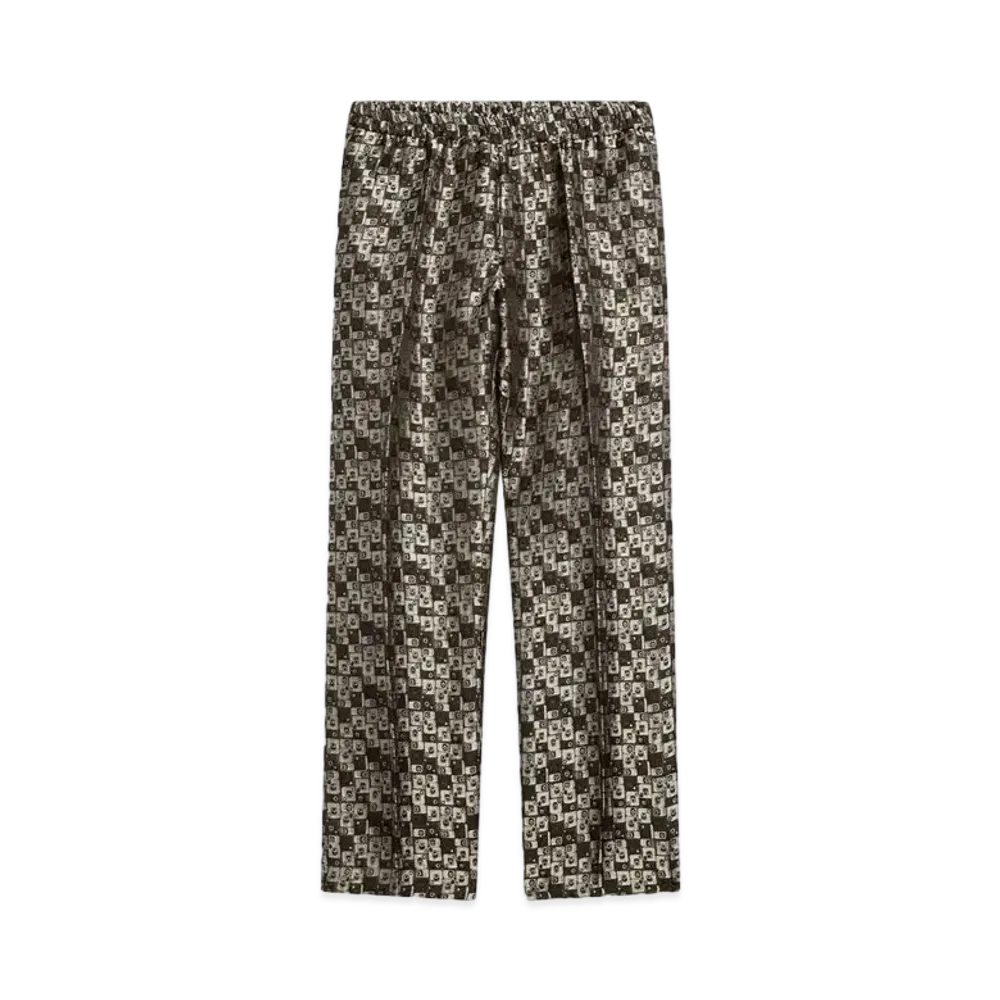 DRIES VAN NOTEN Jacquard Pants "Brown"