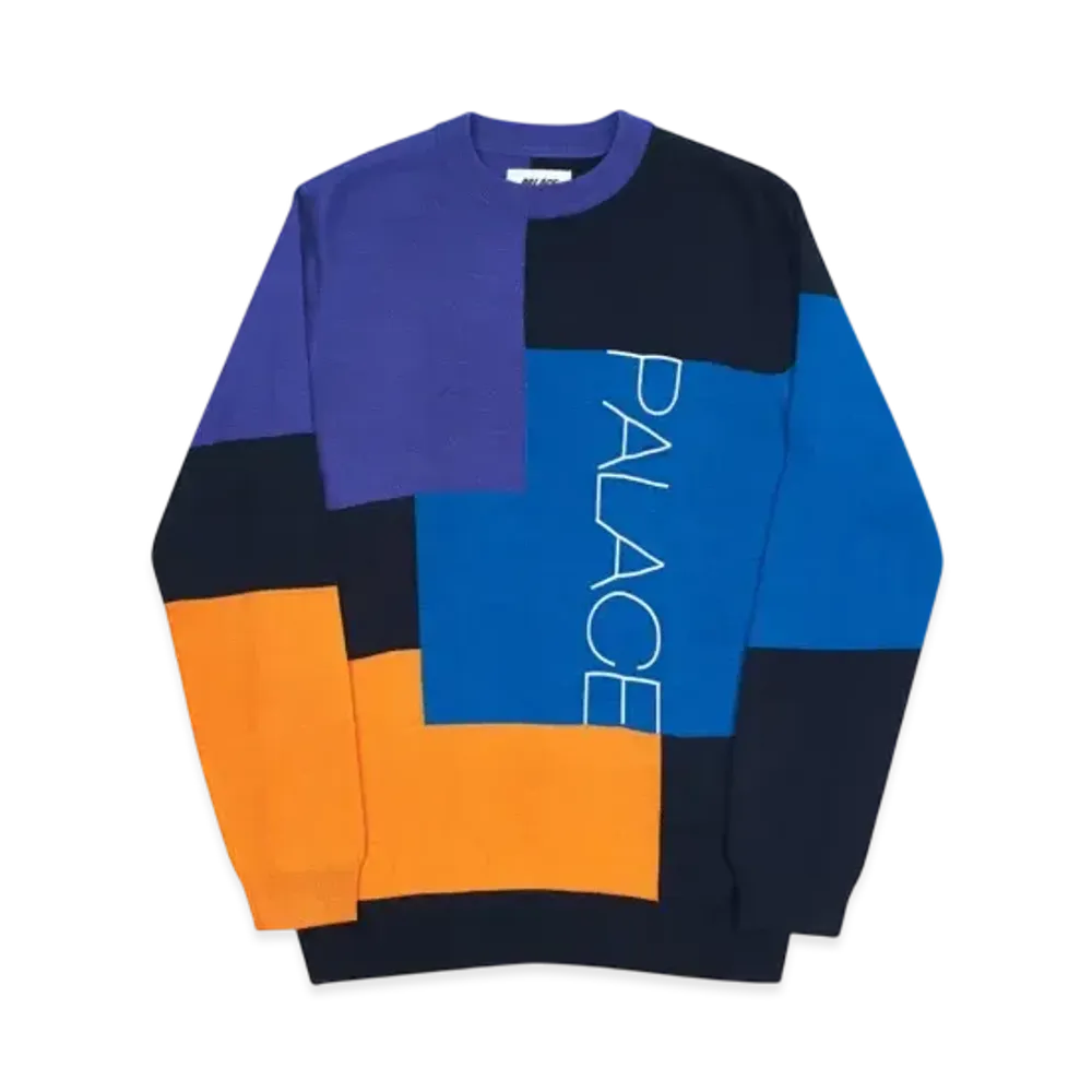 PALACE Blukko Knit "Black Purple"