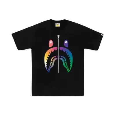 A BATHING APE Gradation Shark Tee BAPEC Special Preorder "Black"