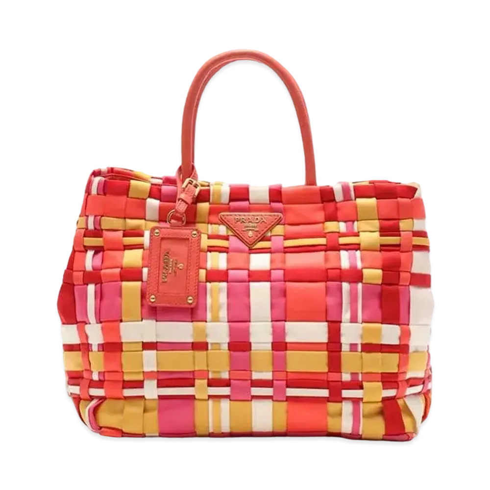 PRADA Tessuto Tote Bag "Multicolor"