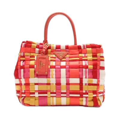 PRADA Tessuto Tote Bag "Multicolor"