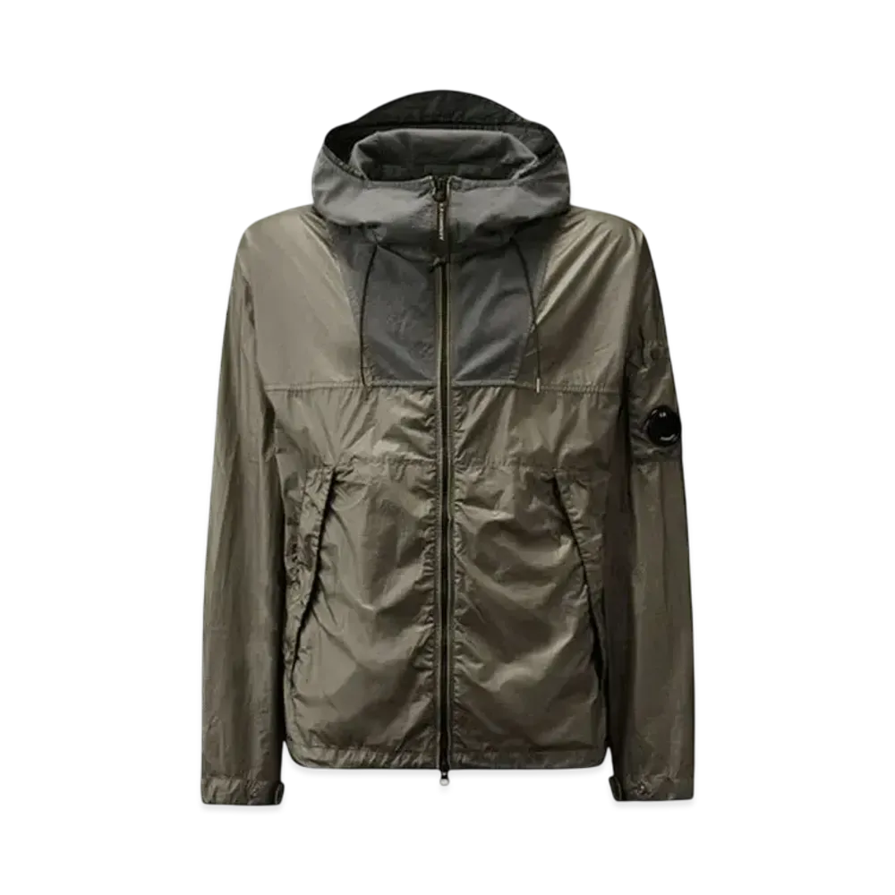 C.P. Company CS II Mixed Hooded Lens Jacket "Smoked Pearl Grey"