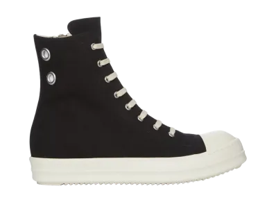 RICK OWENS DRKSHDW Denim Sneakers "Black/Milk"