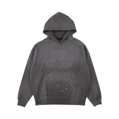WIND AND SEA Fade Paint Hooded Sweatshirt "Gray"