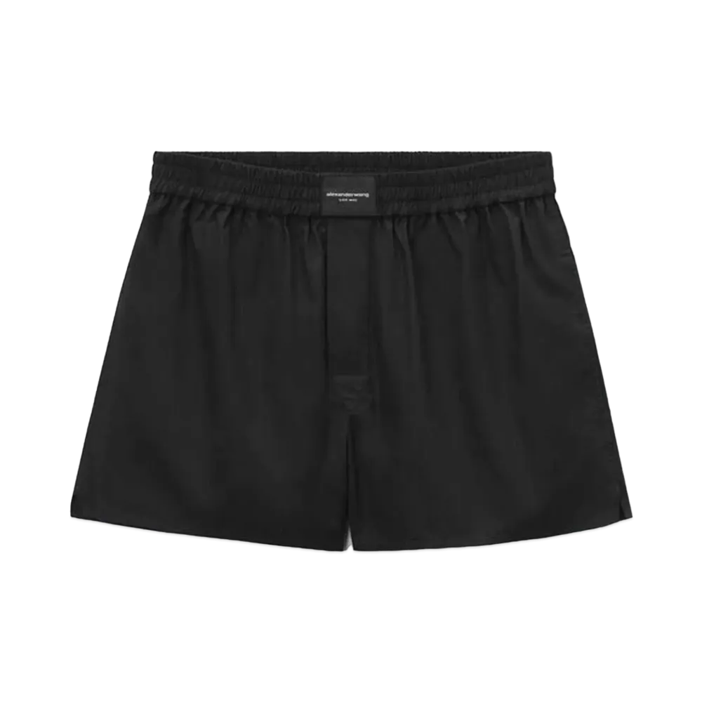 Alexander Wang Cotton Classic Boxer Shorts "Black"
