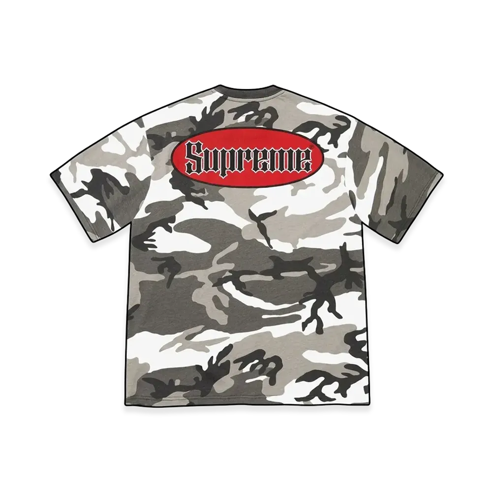 Supreme Cracked Pocket S/S Top "Snow Camo"
