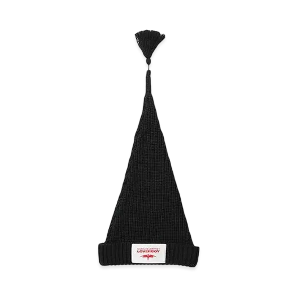 Charles Jeffrey Loverboy SLOPPY GIUSEPPE BEANIE"BLACK"