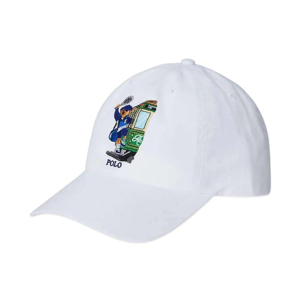 Polo Ralph Lauren x Australian Open Polo Bear Twill Ball Cap (Boys) "White"