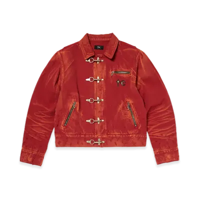 THUG CLUB TC Two Tone Washed Jacket "Red"
